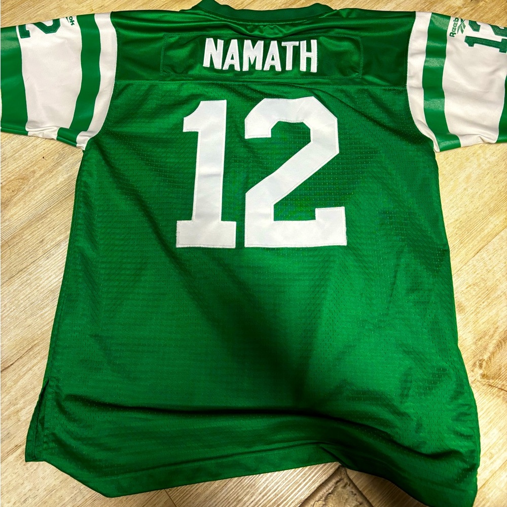 Vintage throwback Reebok Joe Namath jets Jersey